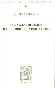 Couverture : Le concept hégélien de l'histoire de la philosophie