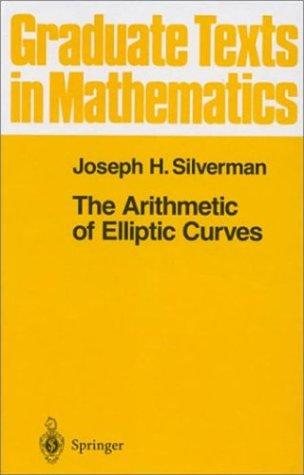 Couverture : The arithmetic of elliptic curves