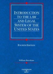 Couverture : Introduction to the Law And Legal System of the United States