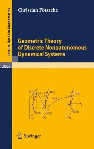 Couverture : Geometric theory of discrete nonautonomous dynamical systems