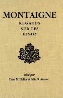 Couverture : Montaigne, regards sur les Essais