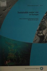 Couverture : Sustainable water use in Europe.