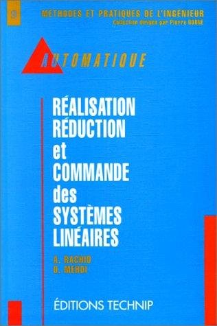 Couverture : Réalisation, réduction et commande des systèmes linéaires