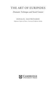 Couverture : The art of Euripides