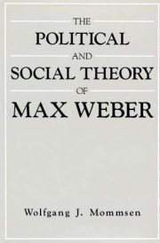 Couverture : The political and social theory of Max Weber