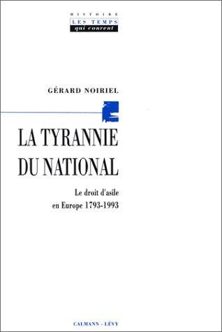 Couverture : La tyrannie du national