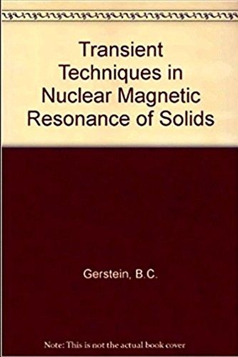 Couverture : Transient techniques in NMR of solids