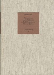 Couverture : Mechanismus und Subjektivität in der Philosophie von Thomas Hobbes