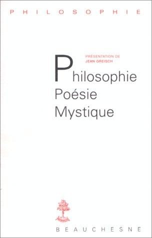 Couverture : Philosophie, poésie, mystique