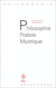 Couverture : Philosophie, poésie, mystique