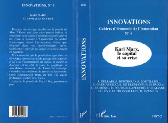 Couverture : KARL MARX, LE CAPITAL ET SA CRISE