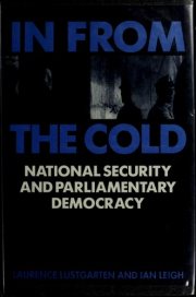Couverture : In from the cold