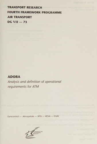 Couverture : ADORA
