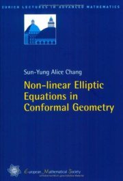 Couverture : Non-Linear Elliptic Equations in Conformal Geometry (Zurich Lectures in Advanced Mathematics)