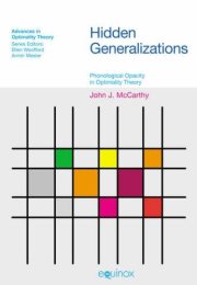 Couverture : Hidden Generalizations