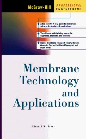 Couverture : Membrane technology and applications