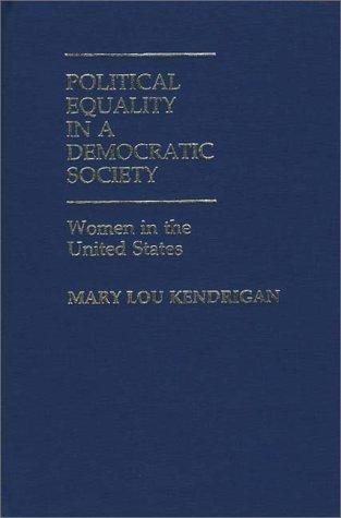 Couverture : Political equality in a democratic society