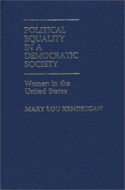 Couverture : Political equality in a democratic society
