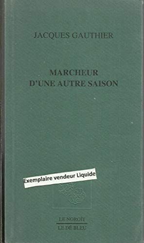 Couverture : Marcheur d'une autre saison