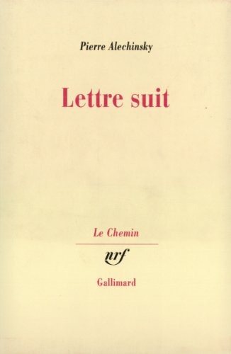 Couverture : Lettre suit