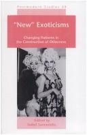 Couverture : "NEW" EXOTICISMS. Changing Patterns in the Construction of Otherness. (Postmodern Studies 29) (Postmodern Studies)
