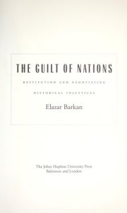 Couverture : The guilt of nations
