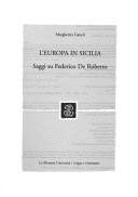 Couverture : L' Europa in Sicilia
