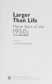 Couverture : Larger than life