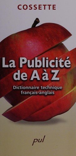 Couverture : La publicité de A à Z