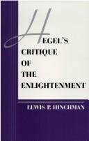 Couverture : Hegel's critique of the enlightenment