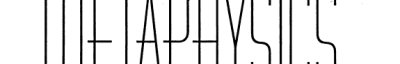 Couverture : Metaphysics