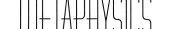 Couverture : Metaphysics