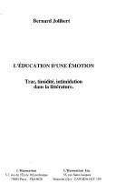 Couverture : L' éducation d'une émotion
