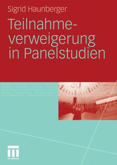 Couverture : Teilnahmeverweigerung in Panelstudien