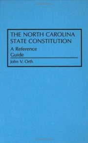 Couverture : The North Carolina state constitution