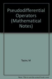 Couverture : Pseudodifferential operators