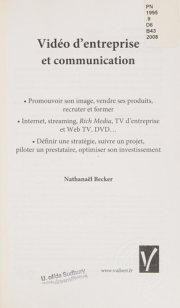 Couverture : Vidéo d'entreprise et communication