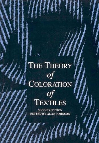 Couverture : The Theory of Coloration of Textiles