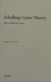 Couverture : Schelling's Game Theory