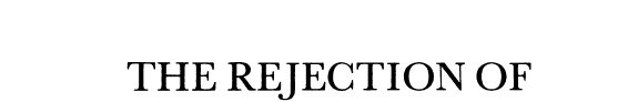 Couverture : The rejection of consequentialism