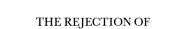 Couverture : The rejection of consequentialism