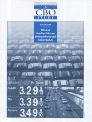 Couverture : Effects of Gasoline Prices on Driving Behavior and Vehicle Markets: A CBO Study