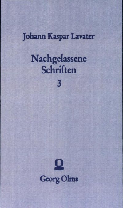 Couverture : Nachgelassene Schriften