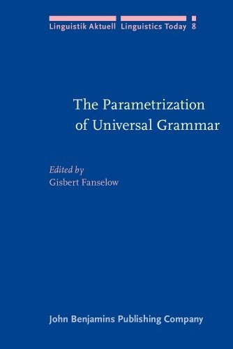 Couverture : The Parametrization of universal grammar