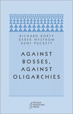 Couverture : Against bosses, against oligarchies