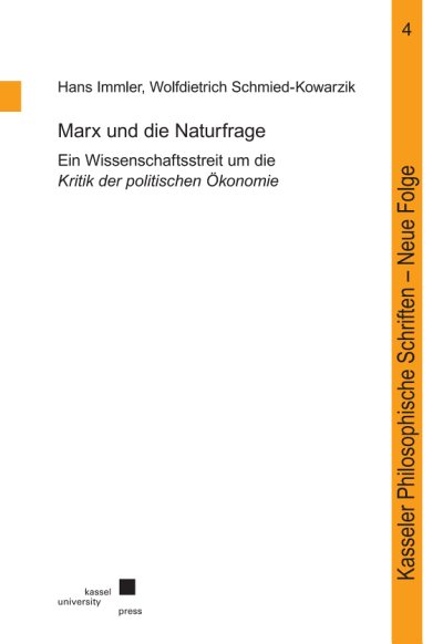 Couverture : Marx und die Naturfrage