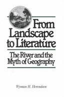 Couverture : From landscape to literature