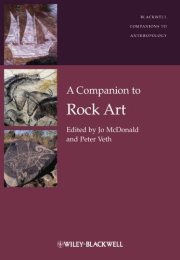 Couverture : A Companion to Rock Art