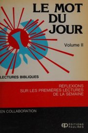 Couverture : Le Mot du jour