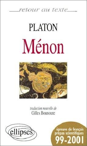 Couverture : Ménon